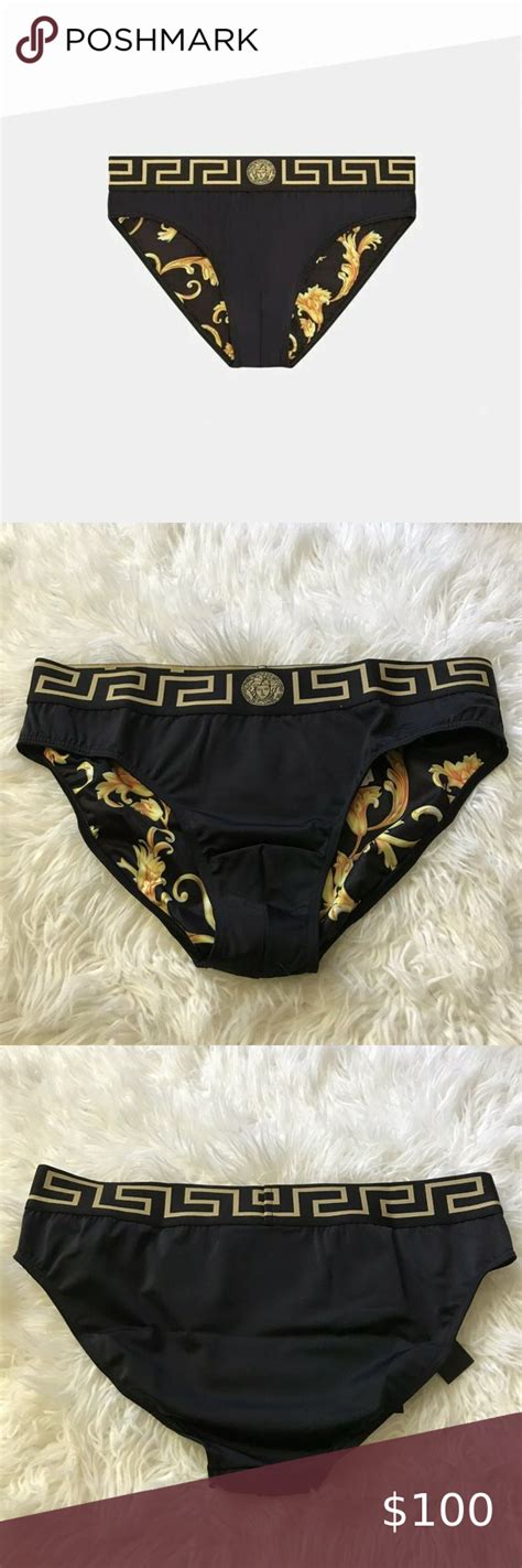 versace men's underwear|versace men's swim brief.